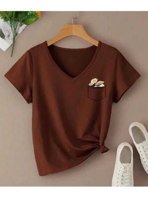 Malkoçbey Mavi Sırt Kelebek  Baskılı Oversize Unisex Basic T-Shirt