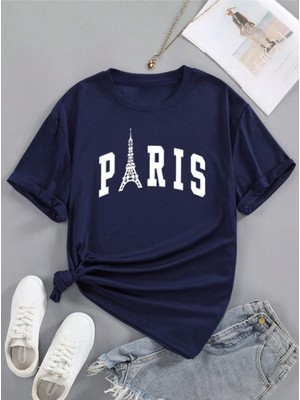 Trend Sizde Italyan Skyline Özel Tasarım Ön Baskılı Tasarım Tshirt