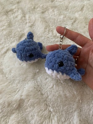 BetSel Hediyelik Örgü Balina Anahtarlık / Çanta Süsü