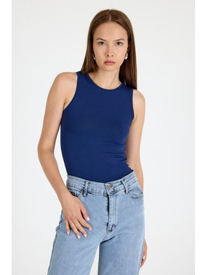 Laci  Bisiklet Yaka Kolsuz Slim Fit Atlet 1663