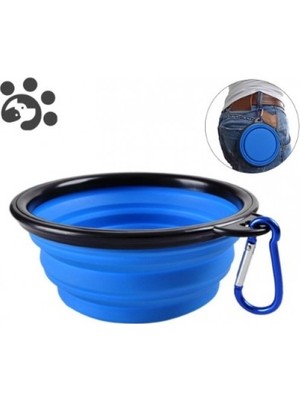 Sihirli Sepetim Sihirlisepetim Katlanabilir Kedi Köpek Mama ve Su Kabı