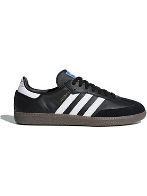adidas Samba Og Erkek Spor Ayakkabı Siyah Renk Düz Tabanlı Hafif ve Esnek Tasarım