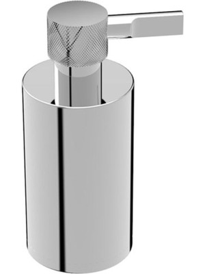 Sıvı Sabunluk, Silindir, Tezgah Üstü - Krom