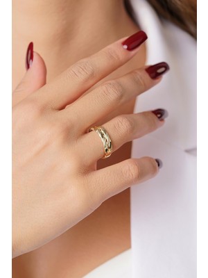 Fiyonk Kuyumculuk 14 Ayar Altın Burma Yüzük