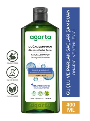 Agarta Doğal Güçlü ve Parlak Şampuan 400 ml