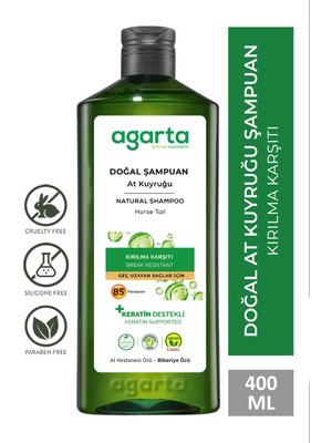 Agarta At Kuyruğu Bitkisi Özlü Şampuan 400 Ml