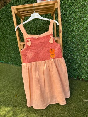 Kanaviçe Süzine Askılı Elbise