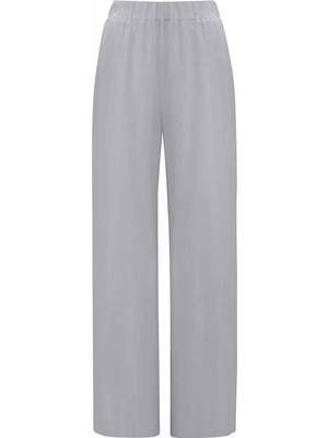 T25Y-7007 Mıssdalıda Bol Paça Saten Cupro Pantolon