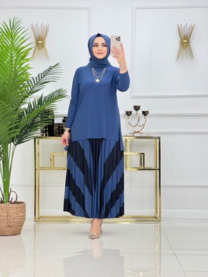 Parça Desenli Sandy Etekli Takım