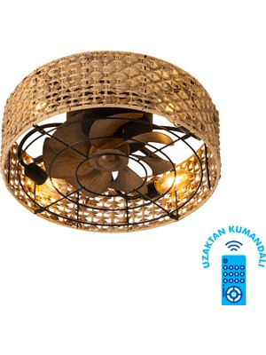 VANTİ-KCF305-15 Watt Hasir Tavan Vantilatörü Trnhl