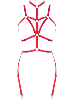 Kadın Harness Full Lastikli Fantezi Takım