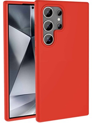 Mastersonic Galaxy S24 Ultra Kılıf Magsafe Şarj Özellikli Sıvı Teknolojili Silinebilir Sert Mtsc Kivi Kapak-Kırmızı