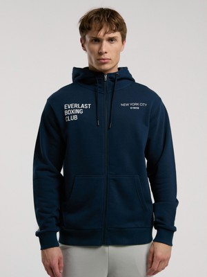 Everlast Boxing Club Regular Lacivert Erkek Full Zip Kapüşonlu Sweatshirt