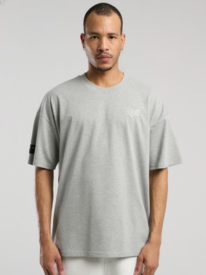 Everlast Ever Essentials Oversize Gri Melanj Erkek Tişört