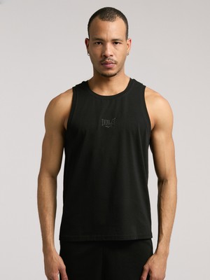 Ever Essentials Regular Siyah Erkek Kolsuz Tişört