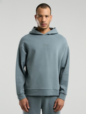 Ever Relaxed Comfort Kapüşonlu Gri Erkek Sweatshirt