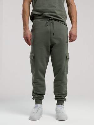 Ever Essentials Regular Haki Erkek Kargo Cepli Jogger