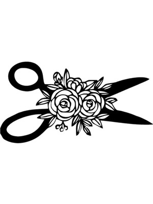 Gül Oto Özel Yeni Sticker Siyah 30 x 15 cm