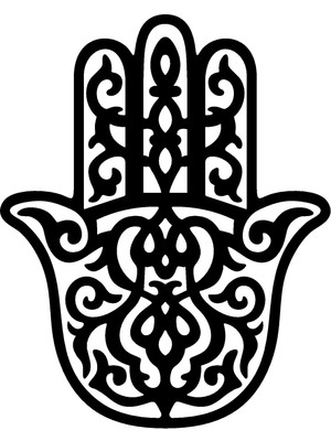 Fatıma Ana Eli Oto Özel Yeni Sticker 20 x 26 cm