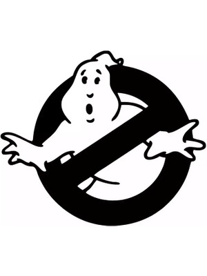 Hayalet Avcıları Oto Özel Yeni Sticker Siyah 30 x 24 cm