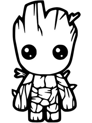 Ağaç Kökü Oto Özel Yeni Sticker Siyah 20 x 36 cm