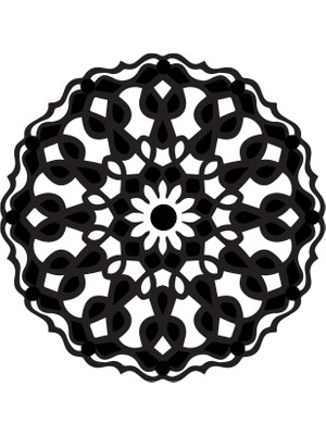 Çiçek Deseni Model 9 Oto Özel Yeni Sticker 30 x 30 cm