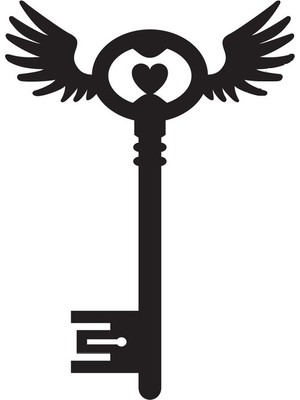 Tarihi Anahtar Desen Model 7 Oto Özel Yeni Sticker 15 x 21 cm