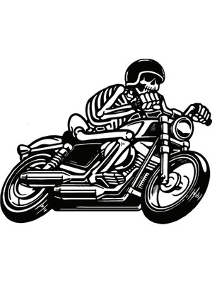 Klasik Motosikletler Model 13 Oto Özel Yeni Sticker 30 x 24 cm