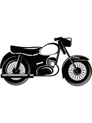 Klasik Motosikletler Model 3 Oto Özel Yeni Sticker 30 x 15 cm