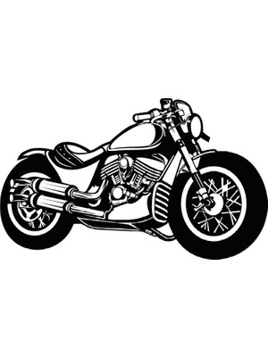 Klasik Motosikletler Model 8 Oto Özel Yeni Sticker 30 x 18 cm