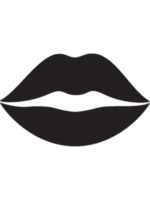 Kadın Dudağı Model 3 Oto Özel Yeni Sticker 30 x 18 cm