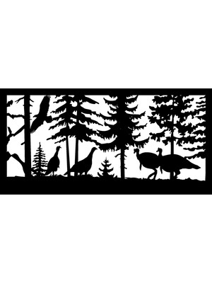 Kartal Hindiler ve Orman Oto Özel Yeni Sticker 30 x 15 cm