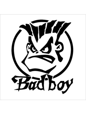Bad Boy Oto Özel Yeni Sticker 25 x 22 cm