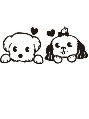 Köpek Oto Özel Yeni Sticker 30 x 12 cm
