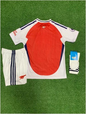 Arsenal 2024/25 Iç Saha Isimsiz Çocuk Forması 4lü Set