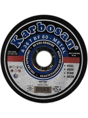 Toptan Bulurum Karbosan Metal Kesici 180X3.0X22 mm