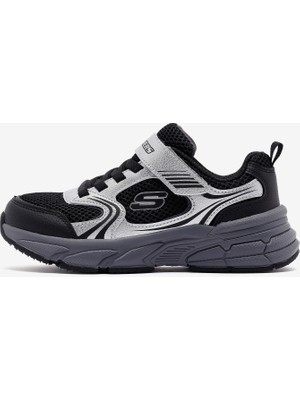 Skechers Retro-Graph Büyük Erkek Çocuk Spor Ayakkabı Gri Renkli Nefes Alabilir Yapı ile Günlük Kullanıma Uygun