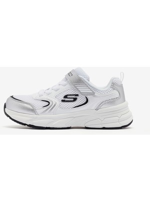 Skechers Retro-Graph Büyük Kız Çocuk Beyaz Spor Ayakkabı 303692L Wsl