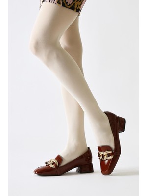 Fenna Bordo Rugan Toka Detaylı Günlük Ayakkabı