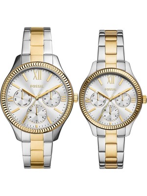 Fossil FBQ2737SET Erkek Kol Saati ve Kadın Kol Saati