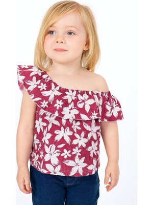 Seabubbles Çiçekli Kız Çocuk Bluz