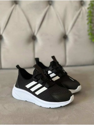 Erkek Çocuk Siyah Günlük Spor Ayakkabı