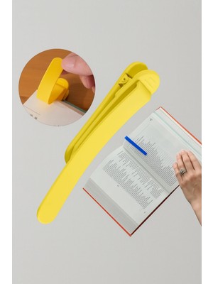 Sayfa Sabitleyici Kitap Tutucu Ayraç – Pratik Okuma Yardımcısı