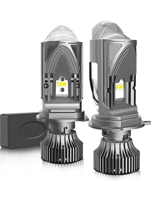 LED Far Ampulü Beyaz  H4 50W 12V 22000LM Csp Chip Lens Canbus / LAAM979
