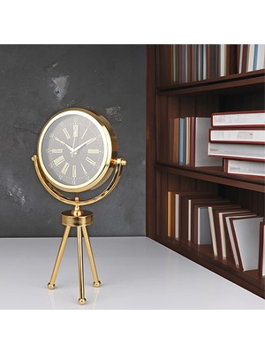 Kosova Tripod Mini Saat Roma Gold 46X26 cm PLN-0021