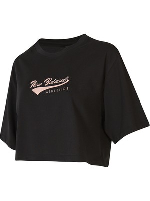 New Balance WNT3509 Siyah Kadın Tişört