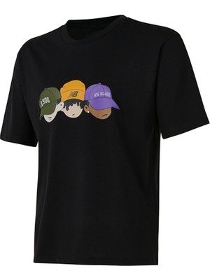 New Balance MNT3505 Siyah Erkek Tişört