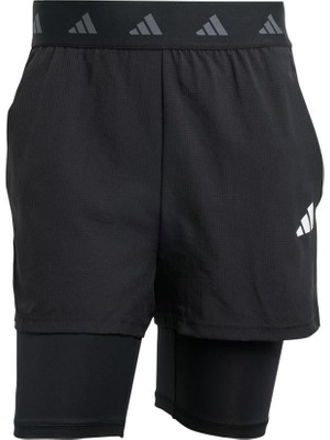 Adidas Gym+ 2in1 Short JE5665 Erkek Siyah Şort