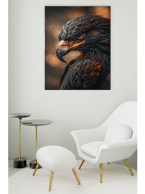 Özkacar Group Kartal 3 Kanvas Tablo Ev Duvar Salon Ofis Dükkan Hediyelik Dekarasyon Süsü Ölçü Seçiniz