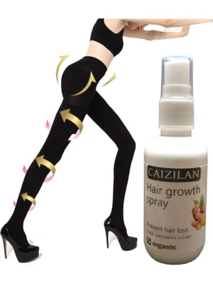 Caizilian 50 ml Saçlarınızı Uzatmaya Sprey + (S-M Beden) Süper Akıllı Mikro Kapsüllü İnceleştirmeye & Biçimlendirmeye Tayt